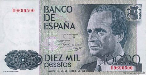 billetes de 10000 pesetas